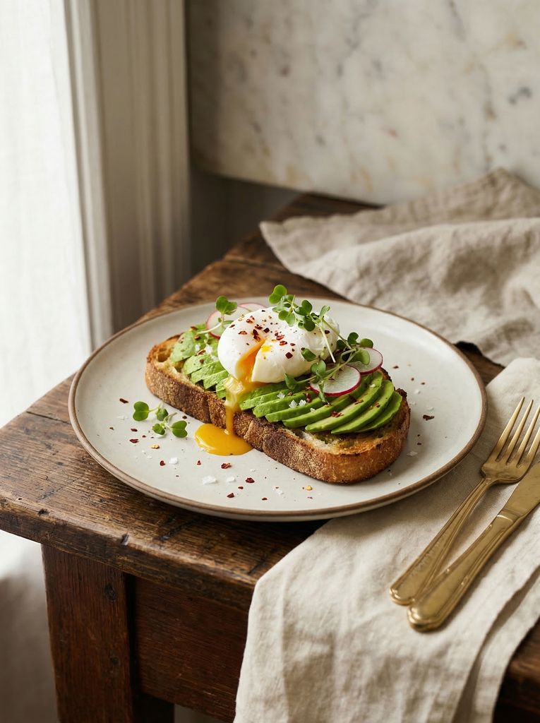 Avocado Toast with Poached Egg