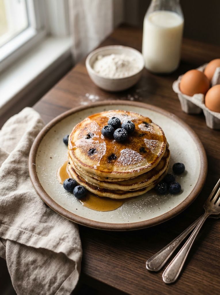 Blueberry Buttermilk Pancakes