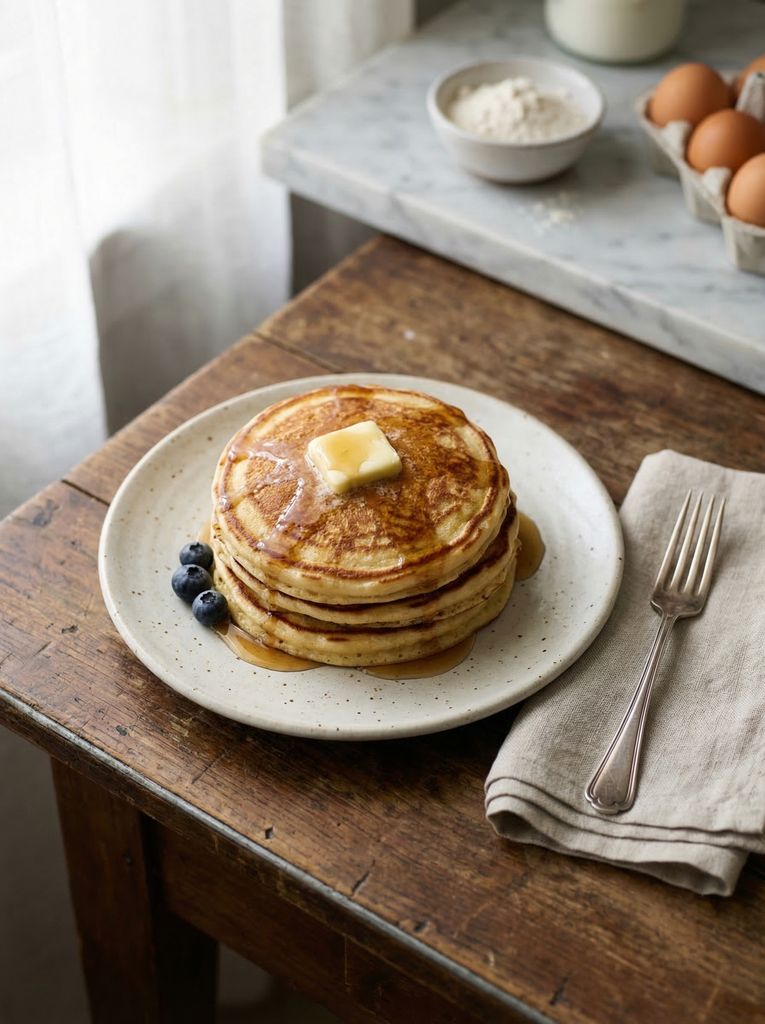 Classic Fluffy Pancakes, from the Breakfast & Brunch cookbook