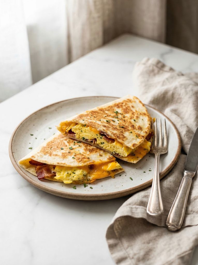 Savory Breakfast Quesadilla