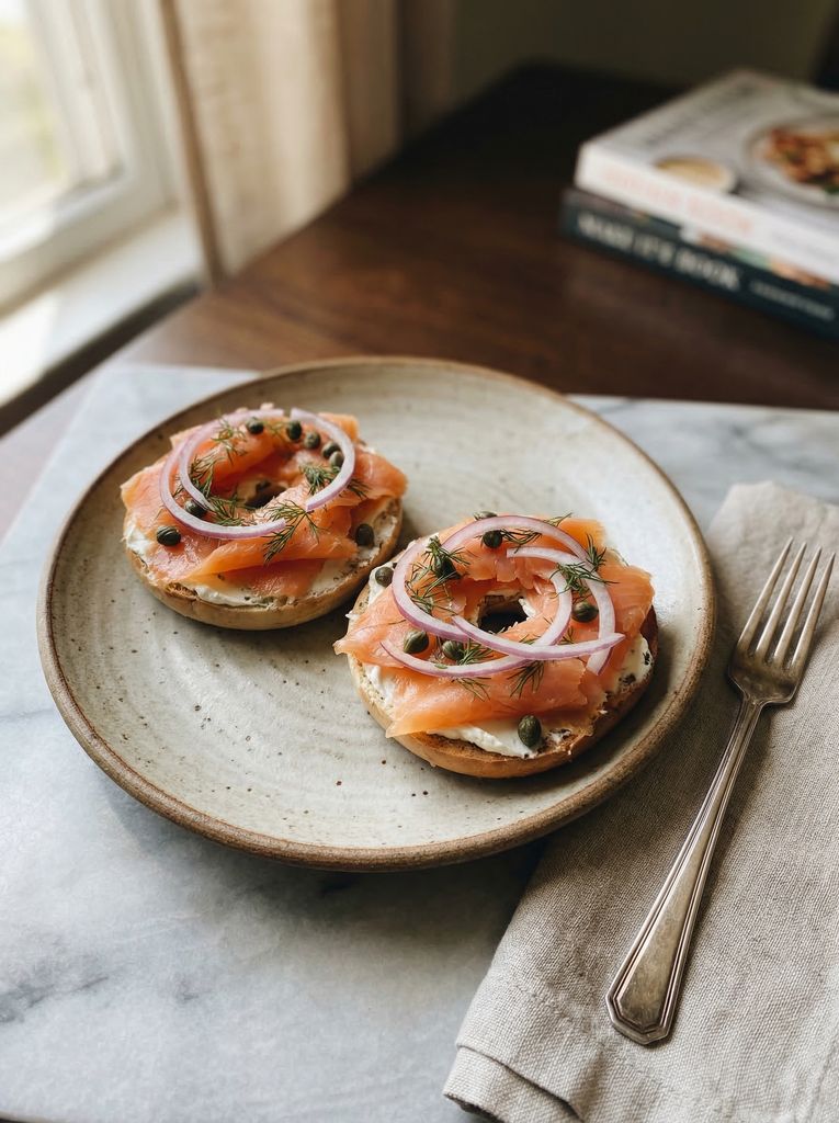 Smoked Salmon Bagels