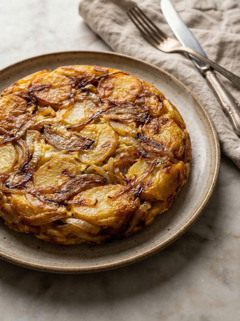 Crispy Potato and Onion Frittata