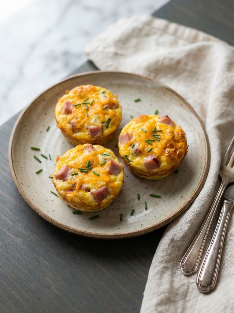 Ham and Cheese Egg Muffins