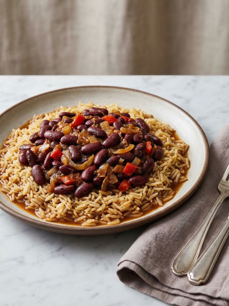 Rice and Beans with Sofrito