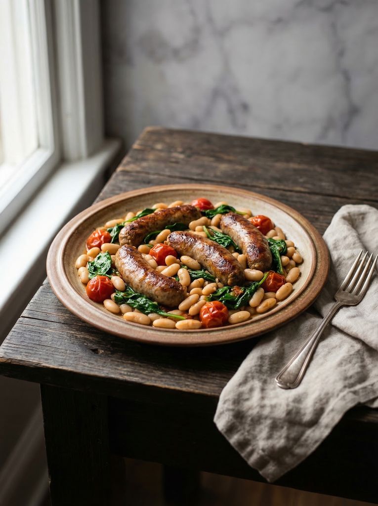 Sausage and White Bean Skillet