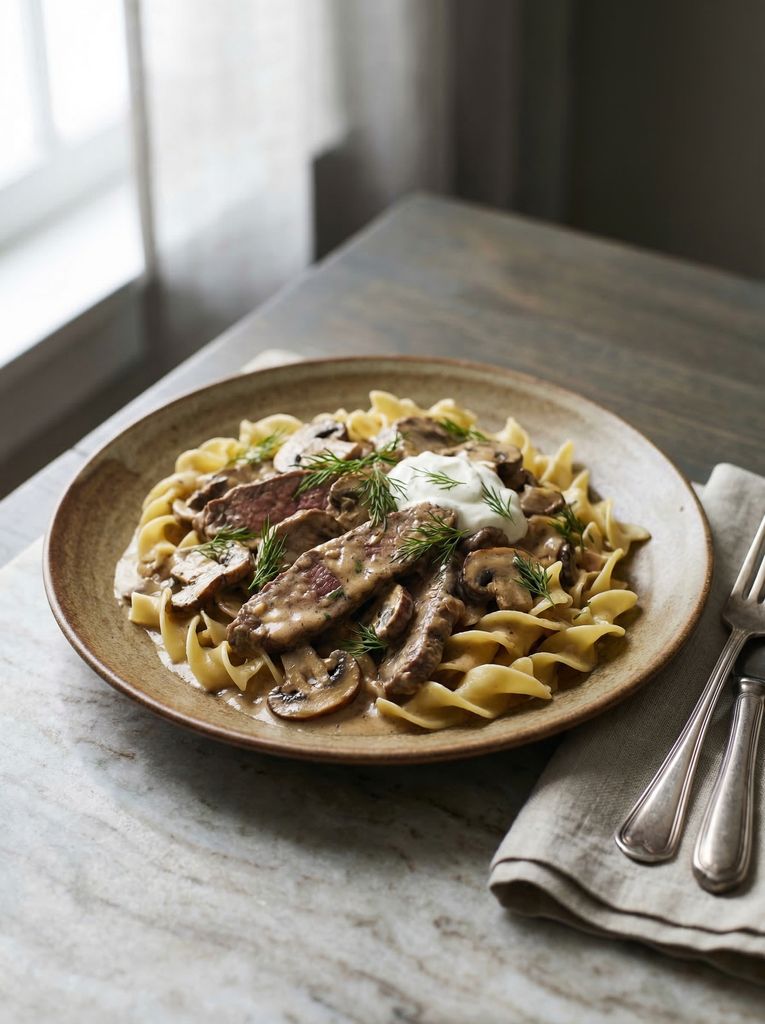Beef Stroganoff