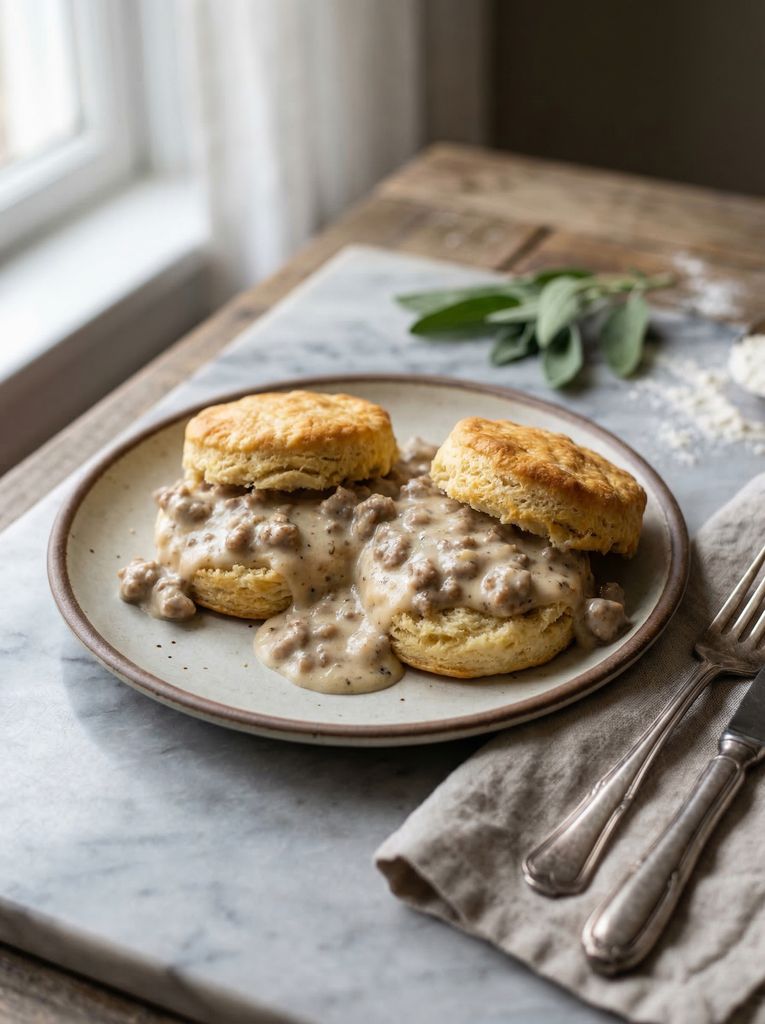 Biscuits and Sausage Gravy