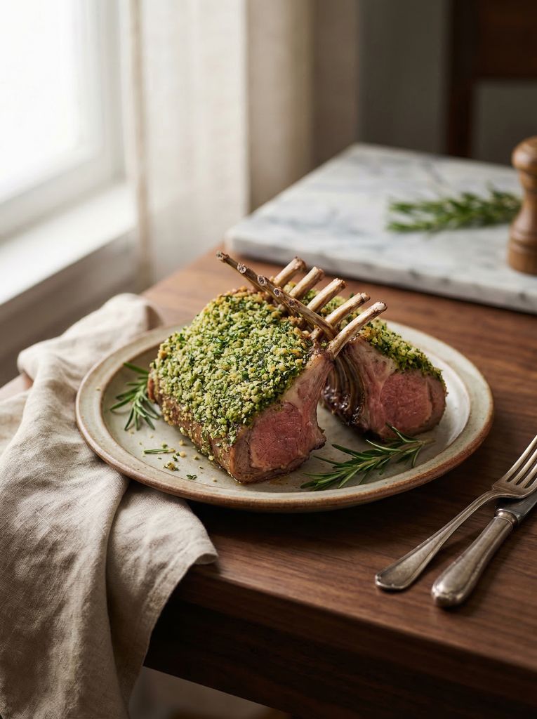 Rack of Lamb with Herb Crust