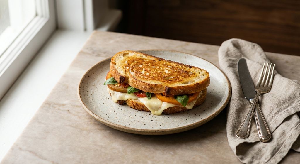 Caprese Grilled Cheese Sandwich