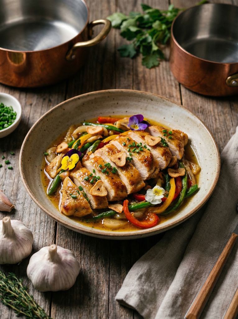Garlic Butter Chicken Stir-Fry, from the Easy Weeknight Dinners cookbook