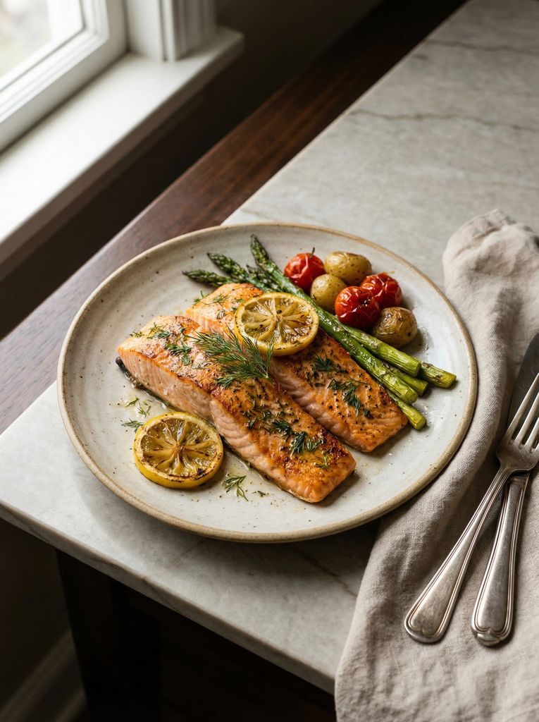 One-Pan Lemon Herb Salmon