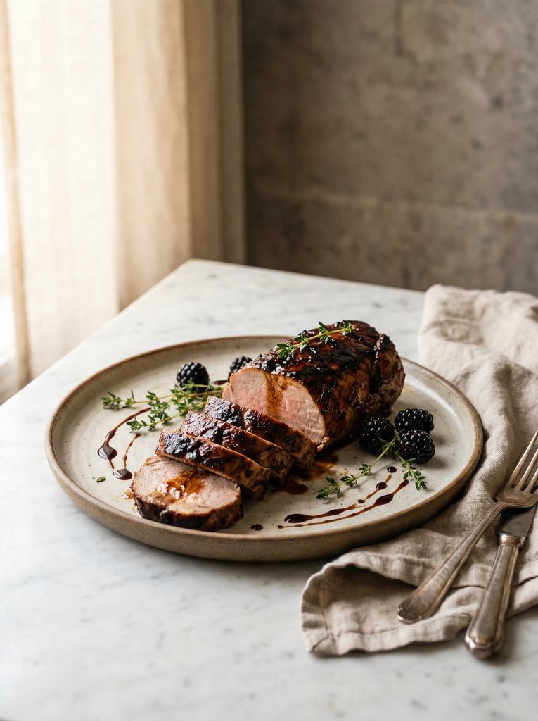 Balsamic Glazed Pork Tenderloin