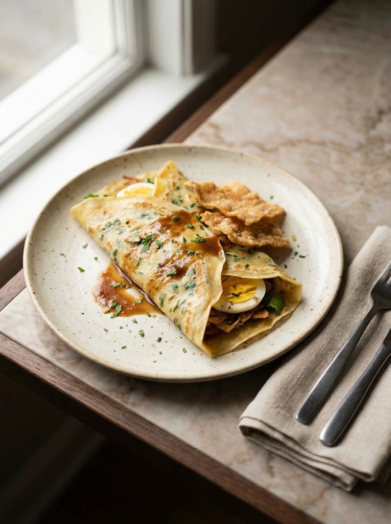 Chinese Jianbing Crepe