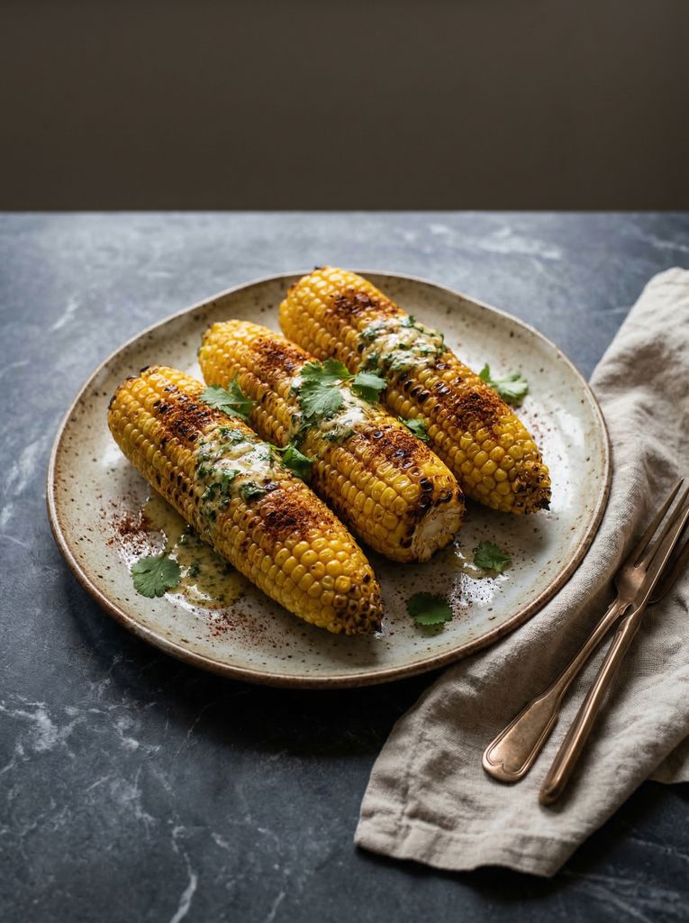 Grilled Corn on the Cob with Chili Lime Butter