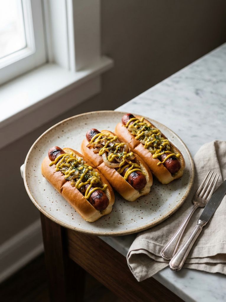 Loaded Grilled Hot Dogs