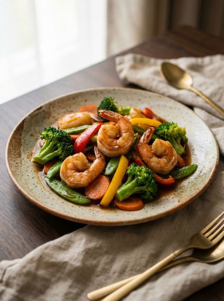 Shrimp and Vegetable Stir-Fry