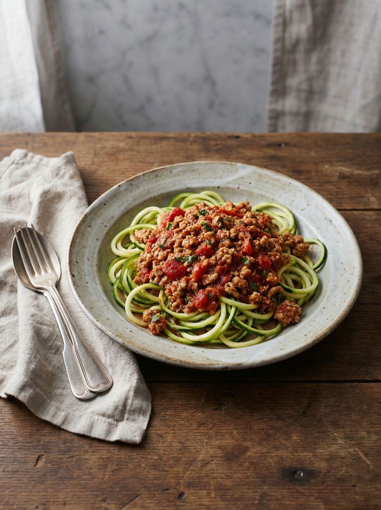 Zucchini Noodles with Turkey Bolognese