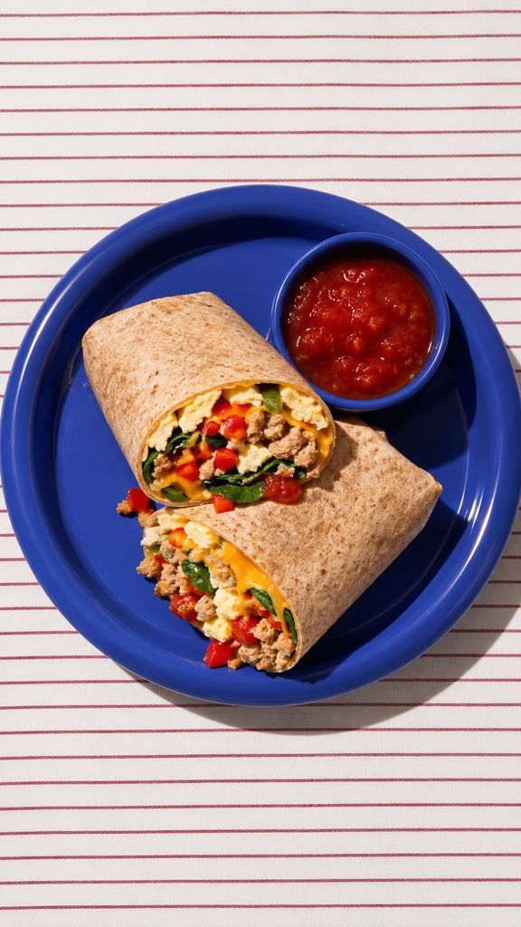 Egg White & Turkey Breakfast Burrito