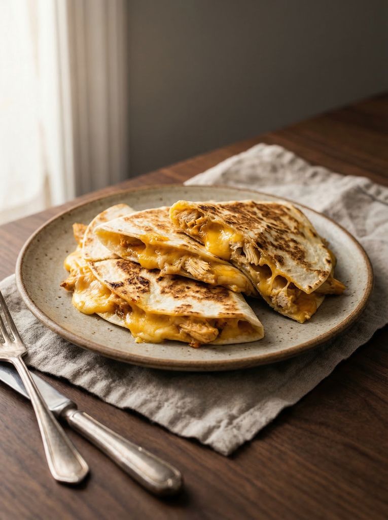 Cheesy Chicken Quesadillas