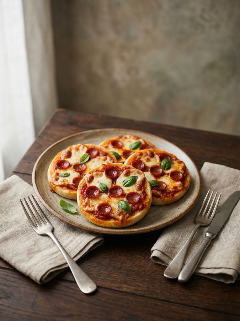 Mini Pepperoni Pizzas
