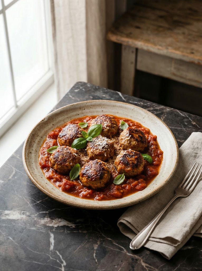 Turkey Meatballs in Tomato Sauce