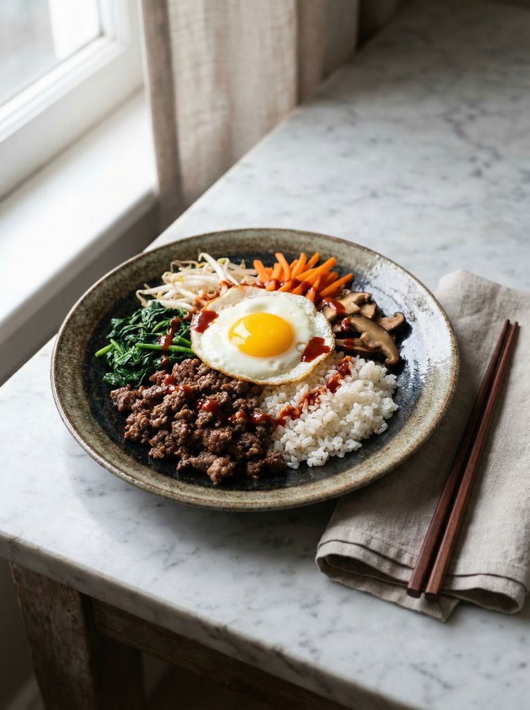 Beef Bibimbap Bowls