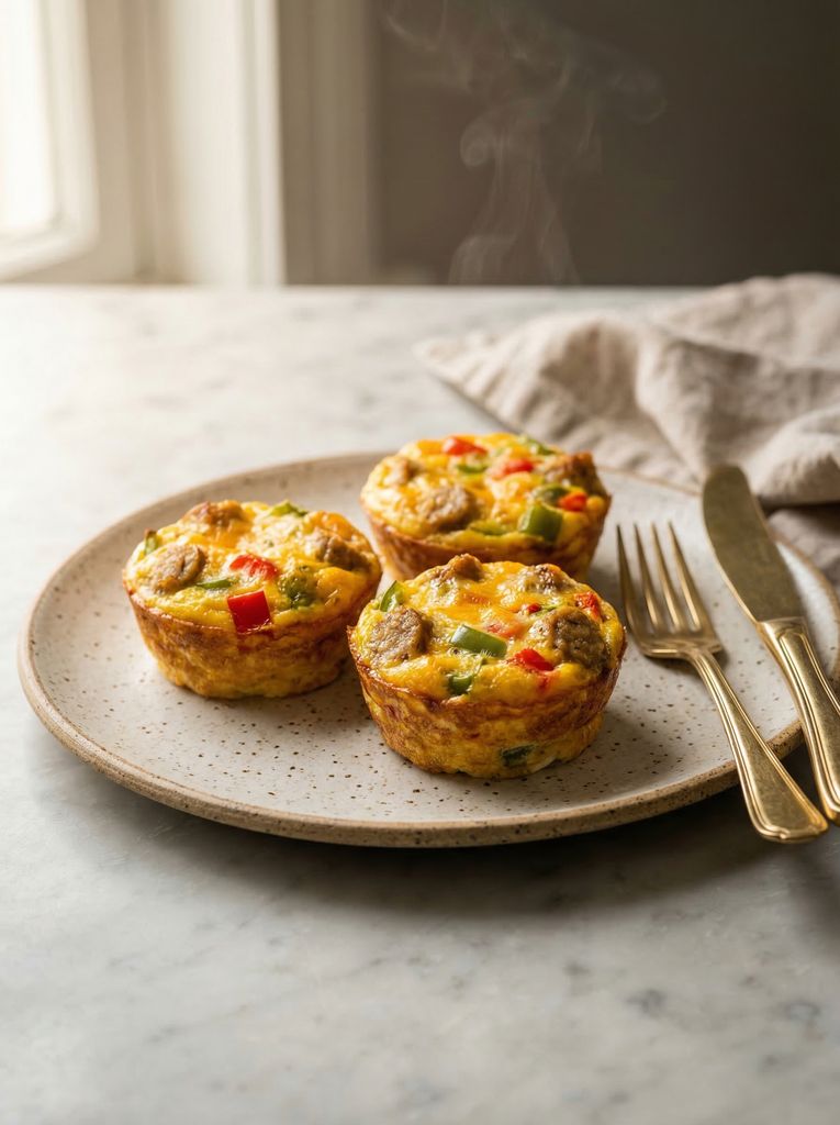 Egg Muffin Cups with Turkey Sausage