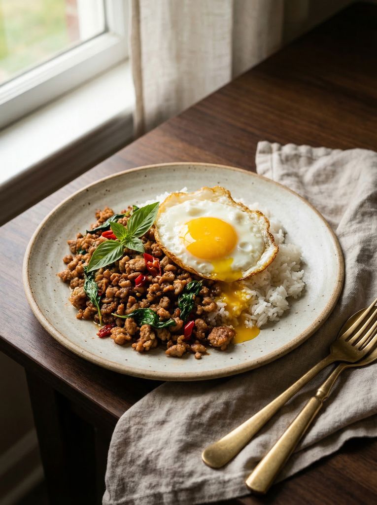 Thai Basil Pork Stir-Fry