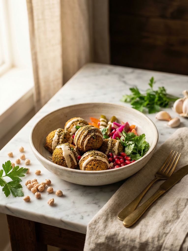 Falafel Bowl with Tahini Dressing
