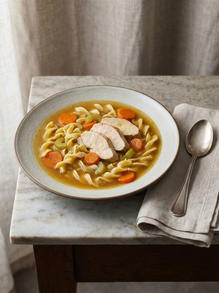 Classic Chicken Noodle Soup, from the Soups, Stews & Chilis cookbook