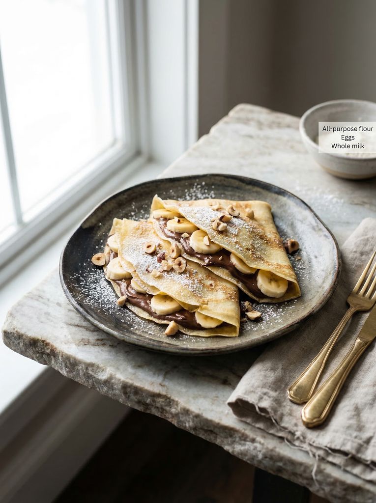 Crêpes with Nutella and Bananas