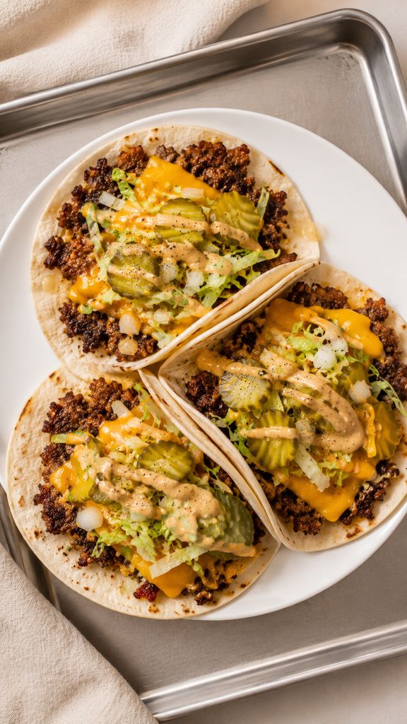 Smash Burger Tacos