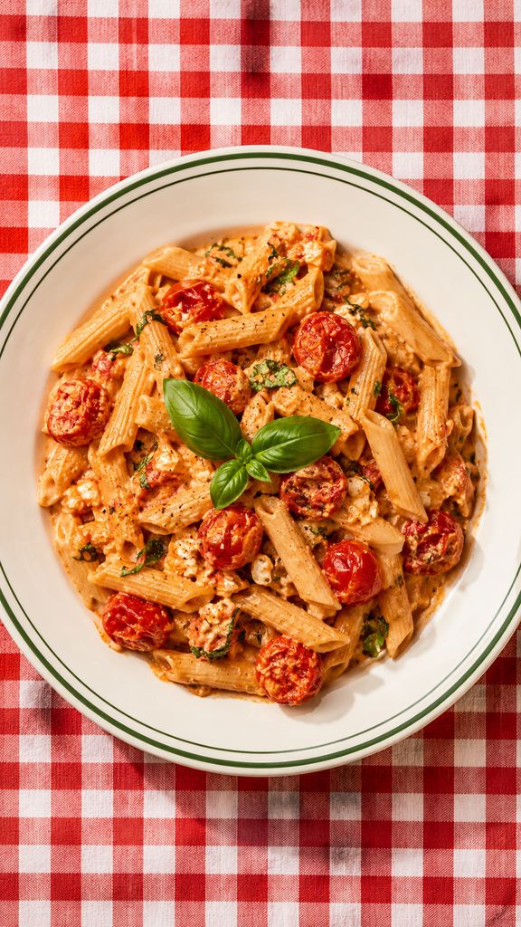 TikTok Baked Feta Pasta, from the Viral & Internet-Famous cookbook