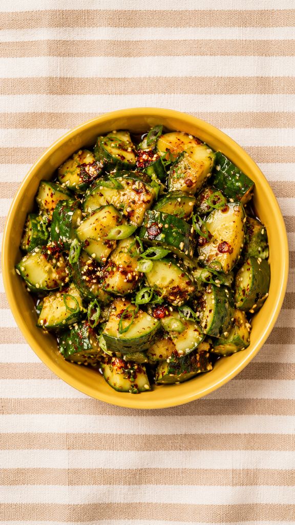 Viral Chili-Crisp Cucumber Salad